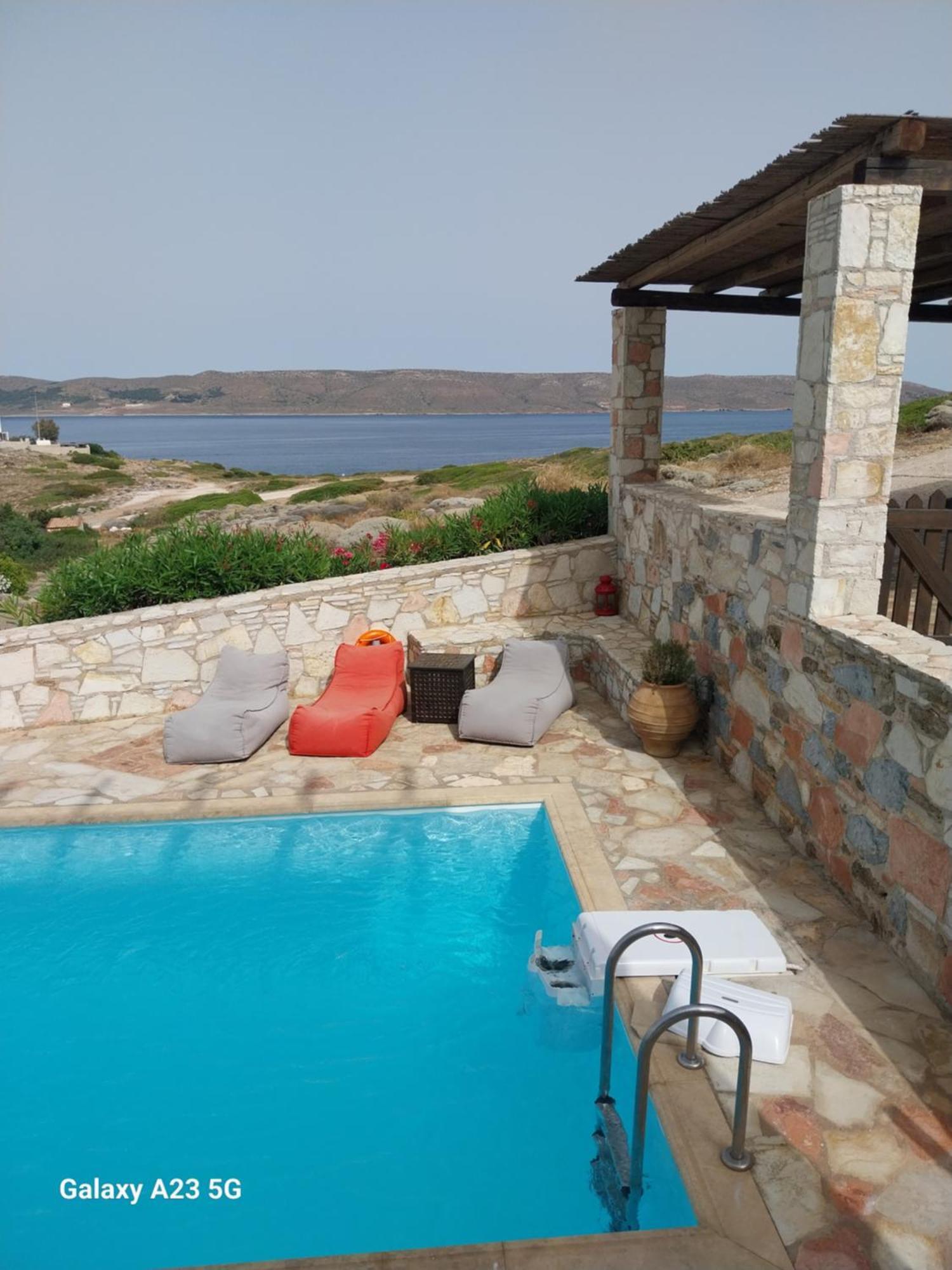 Big Blue Villa Sounion Luaran gambar